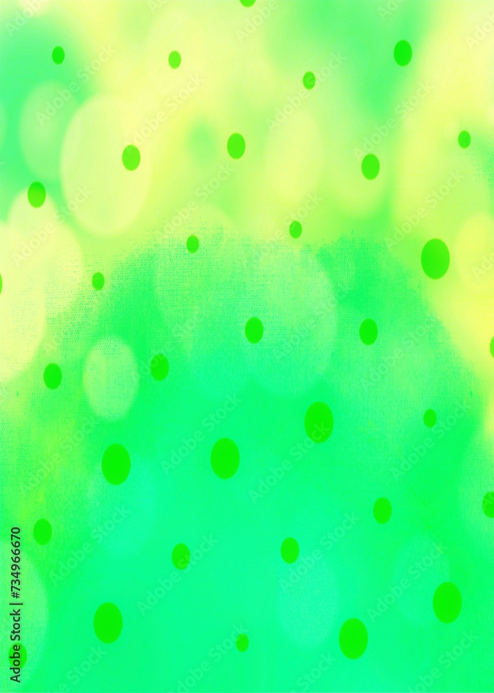 Green bokeh background for banner, poster, event, celebration, ad, and various design works