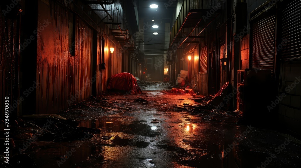 Fototapeta premium murder crime horror