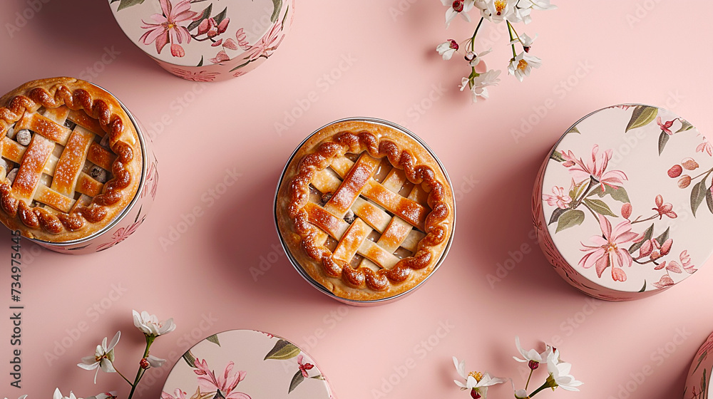Closeup image of a delicious pie. Closeup image of a delicious pie.