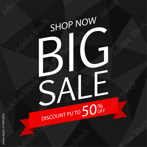 Wallpaper Mural Special offer banner, hot sale, big sale, sale banner vector. Flash Sales banner template design for social media and website. Discount deal with special offer up to 50% off. Torontodigital.ca