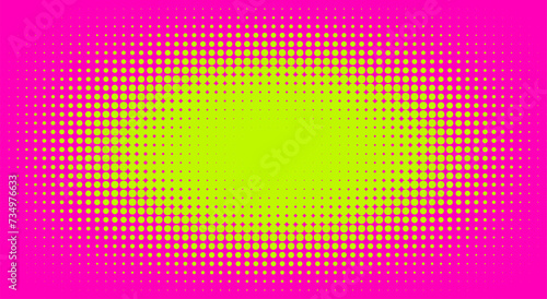 Monochrome abstract vector halftone background. pink and yellow colors. Halftone gradient gradation