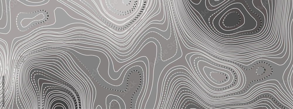 Abstract wave curved lines topographic contours map background. Abstract geographic wavy and curve grid lines map background. Abstract wave curved lines topographic contours map background. Abstract geographic wavy and curve grid lines map background.