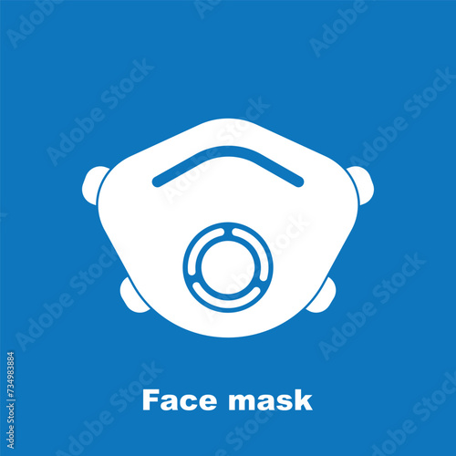 Medical mask icon