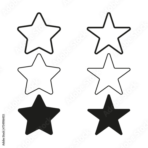 Starfish icon. Vector illustration. EPS 10.