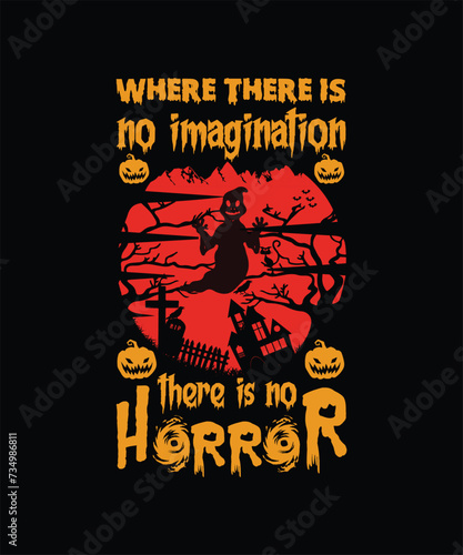 Where There Is No Imagination There Is No Horror T-Shirt
