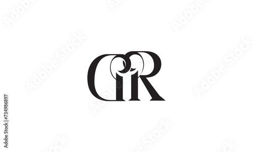 DR, RD, R, D Abstract Letters Logo Monogram