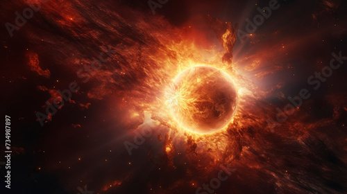 Dramatic Solar Flare Eruption from Sun