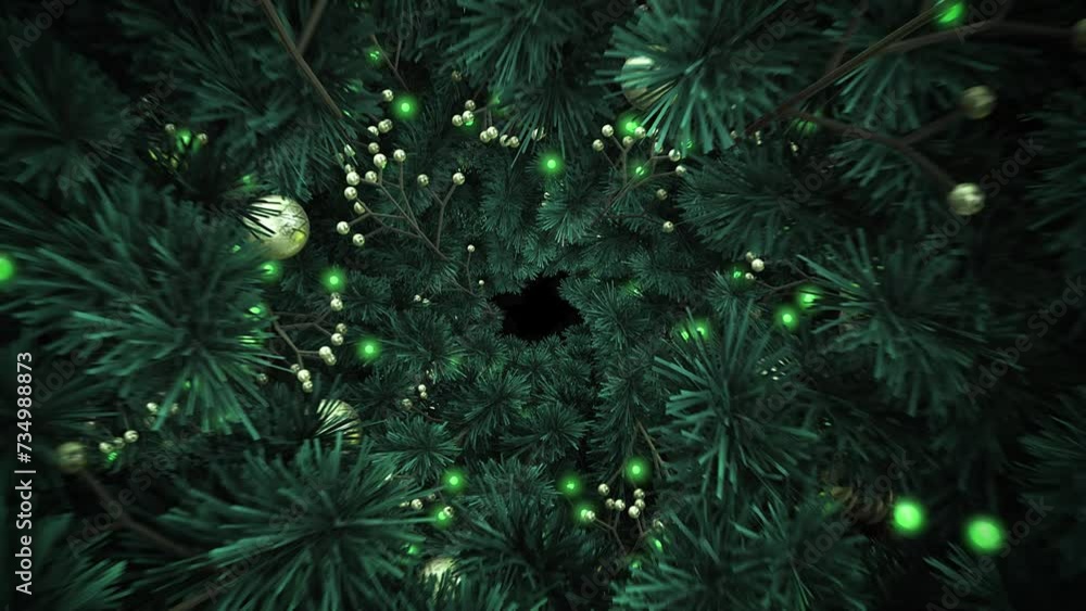 Christmas Foliage Tunnel 01