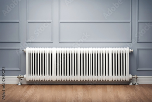 Wallpaper Mural Heating radiator unit inside house. home decor, interior design, and heating solutions. Torontodigital.ca