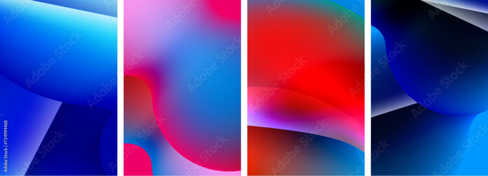 Fototapeta premium Abstract colors. Abstract backgrounds for wallpaper, business card, cover, poster, banner, brochure, header, website