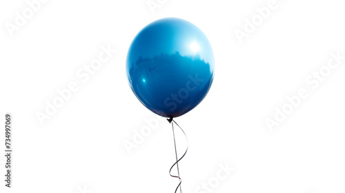  blue balloon cut out, generative ai
