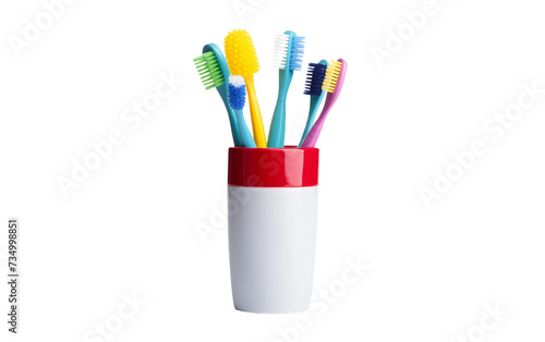 Suction Cup Toothbrush Holder Isolated on Transparent Background PNG.