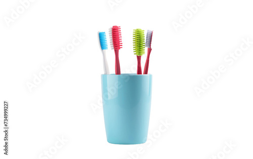 Bathroom Toothbrush Stand Isolated on Transparent Background PNG.