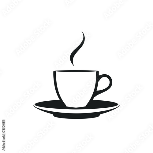 Coffee cup logo clip art vector illustration