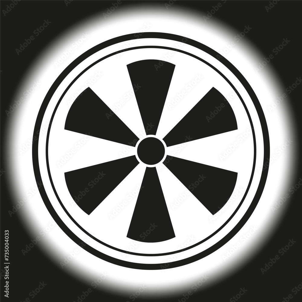 Fan icon. Vector illustration. eps 10. Fan icon. Vector illustration. eps 10.