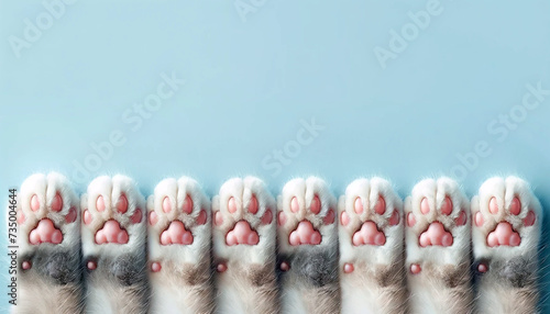 猫の前足の肉球 photo