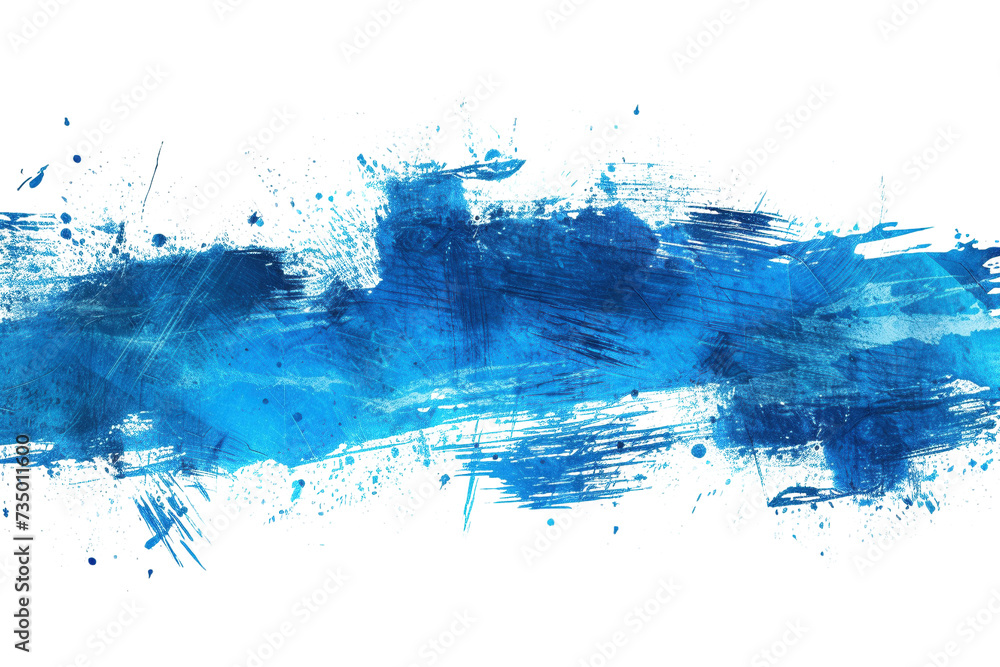 neon blue grunge and scratch effect background texture with transparent background splash effect - obrazy, fototapety, plakaty 