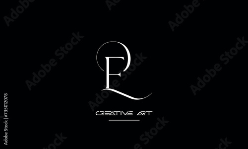 EP, PE, E, P abstract letters logo monogram