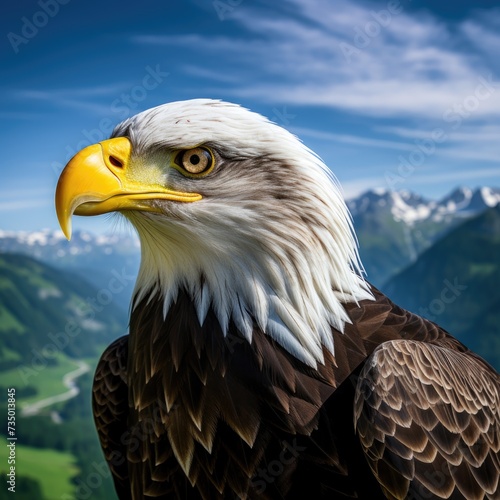 a beautiful image of a bald eagle