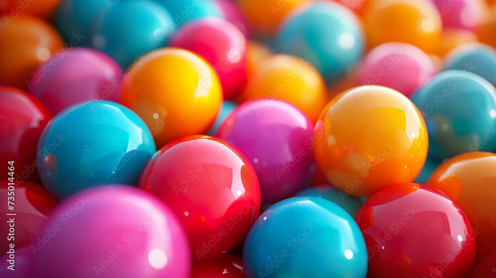 colorful glossy spheres background, candy balls colorful glossy spheres background, candy balls