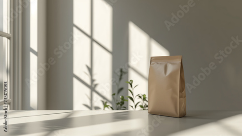 Brown Paper Packaging on a Bright Modern Table
