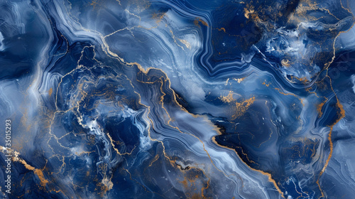 Navy Blue color marble background