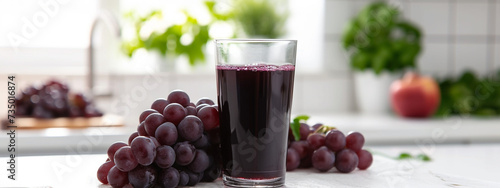 delicious grape juice close-up