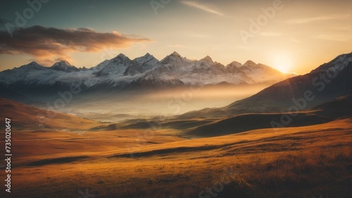 sunrise in the mountains © Shafiq