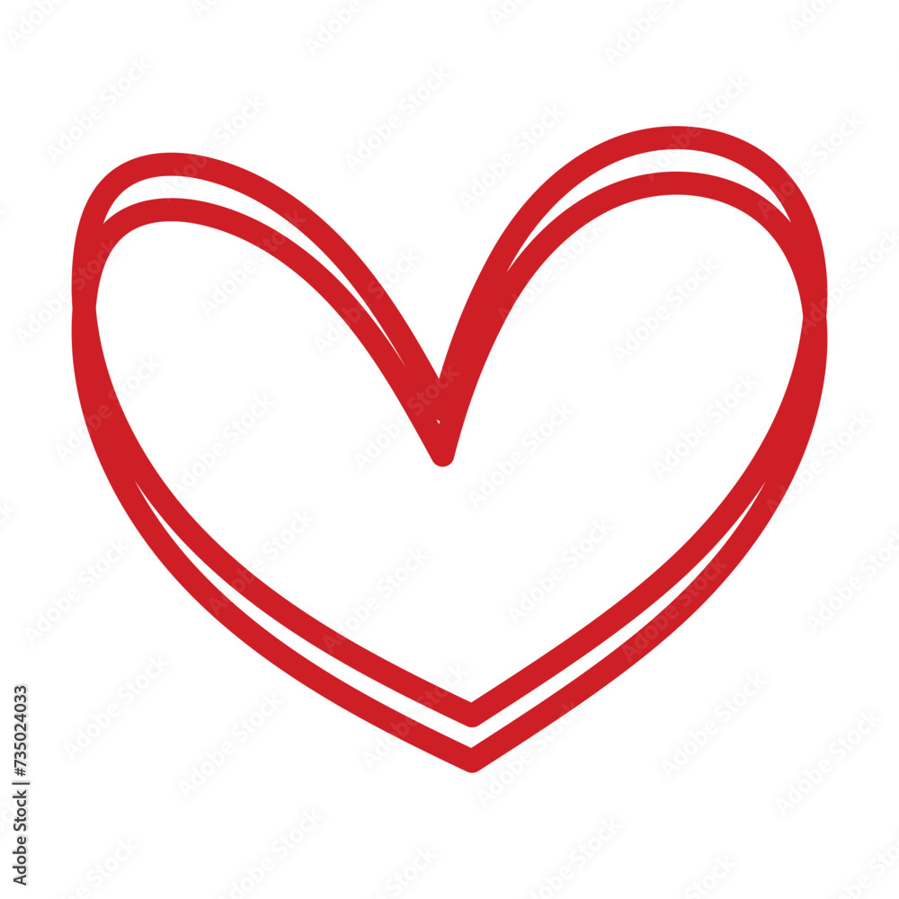 red heart doodle, hand drawn symbol of love. Sketched illustration design. 123. red heart doodle, hand drawn symbol of love. Sketched illustration design. 123.