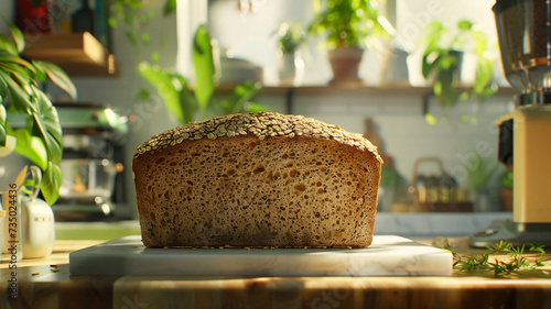 sliced bread in the kitchen