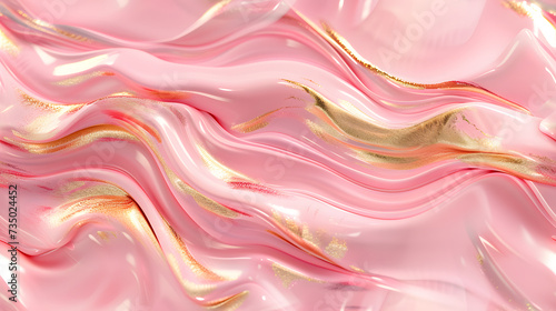 gold and pink liquid layers seamless background tile