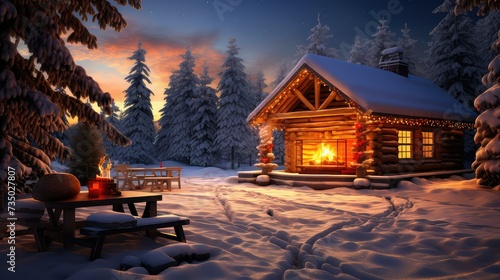 hot cozy winter scene © PikePicture