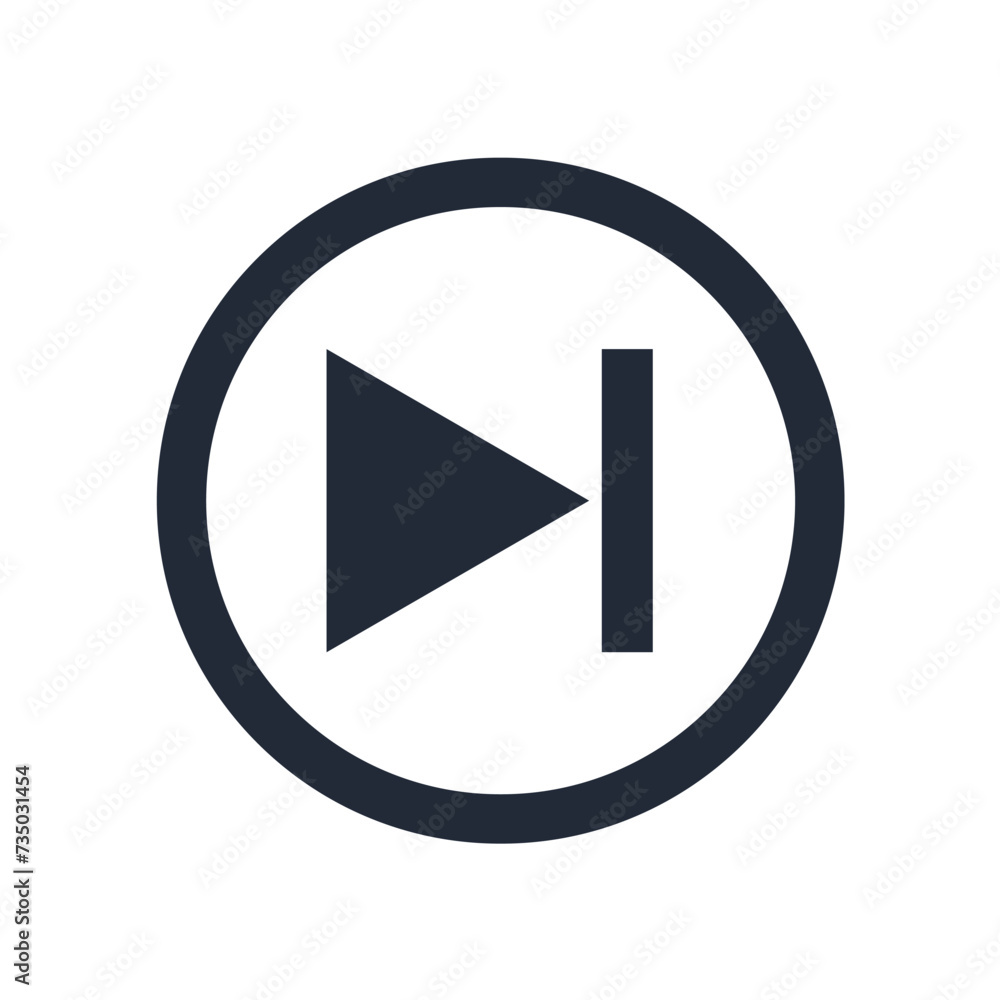 Modern play pause button icon design. Media control and digital interface Modern play pause button icon design. Media control and digital interface