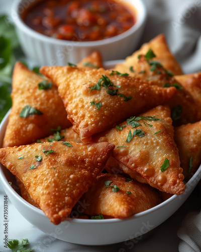  crispy samosas 