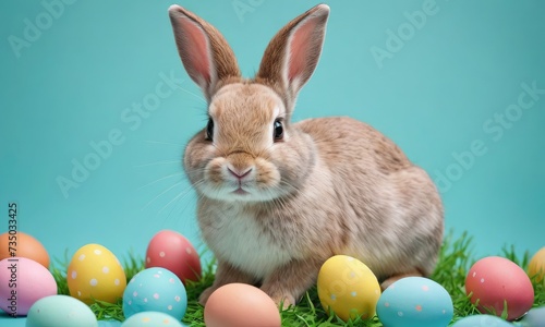 Bunny Bloom Bonanza: Festive Pastel Easter Delight