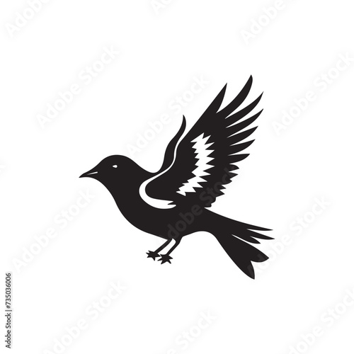 illustration of a bird vector design 