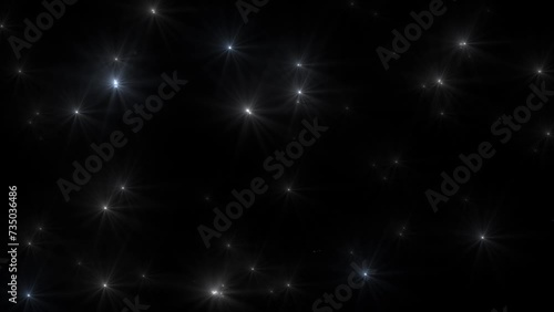 blink, glitter effect on black background. overlay on background, 4k