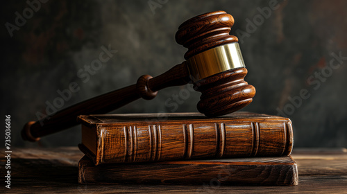 A gavel background about law and justice photo