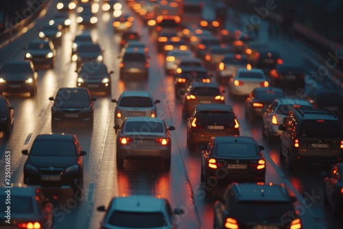 driving to work on highways problem in progress. © LivroomStudio