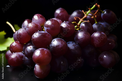 bunch of red grapes made by midjourney