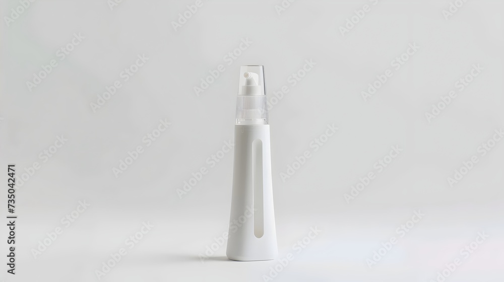 plastic perfume bottle with a white tip plastic perfume bottle with a white tip