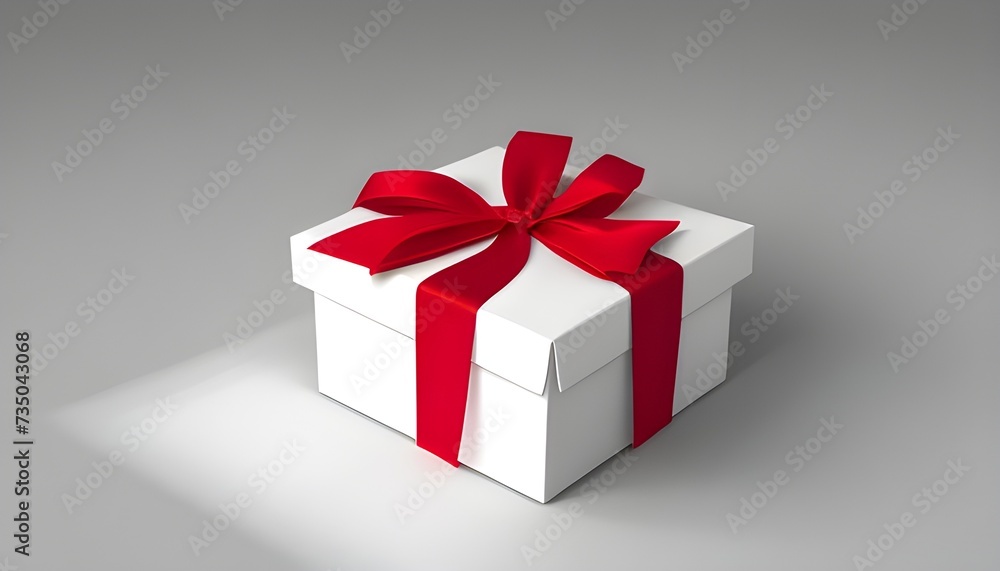 red gift box with ribbon red gift box with ribbon