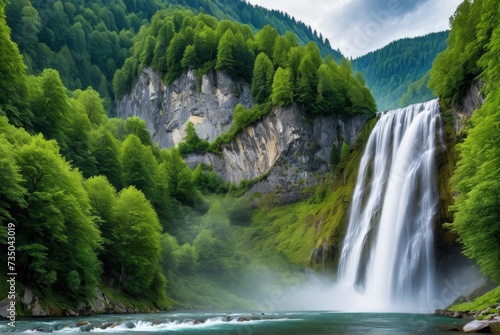 Trusetaler waterfall Nature s grandeur in Germany s wilderness  from lush greenery to thundering cascades  an awe-inspiring spectacle