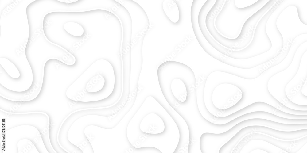 Abstract white wavy line 3d paper cut white background. abstract white background with smooth wavy layers. silver grid map line topography mount contour map . Abstract white wavy line 3d paper cut white background. abstract white background with smooth wavy layers. silver grid map line topography mount contour map .