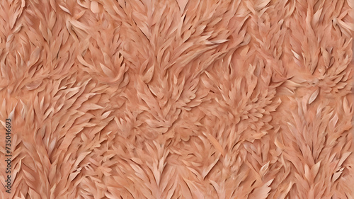 Pastel natural pattern colored in peach fuzz color of the year