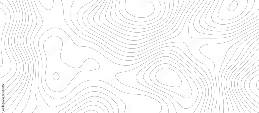 Abstract topographic Contour Map Subtle White Vector Background . Blank Detailed topographic patter line map background .Topographic Map Of wild west Abstract Vector Background. - obrazy, fototapety, plakaty 