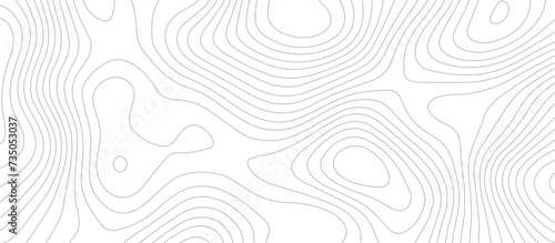 Abstract topographic Contour Map Subtle White Vector Background . Blank Detailed topographic patter line map background .Topographic Map Of wild west Abstract Vector Background. photo