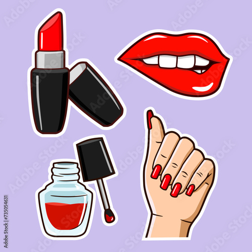 Make up sticker set

