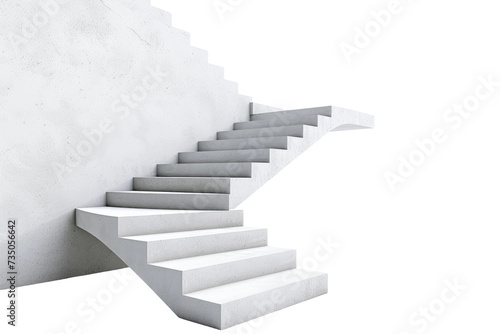 Elegant Stairs Design for Home Interiors on Transparent Background  PNG