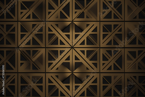 metal grid pattern made by midjourney